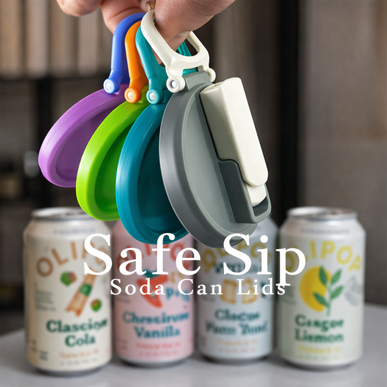 Safe Sip soda lid