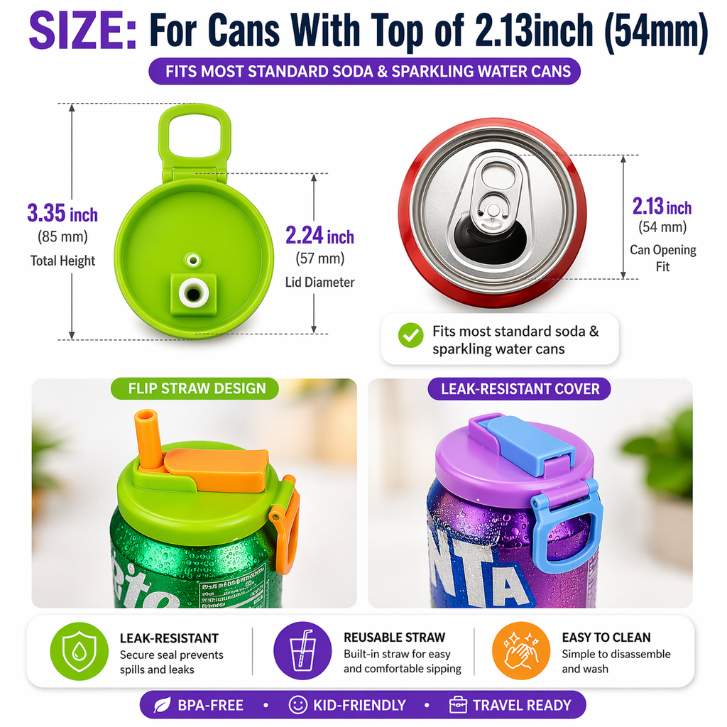 Safe Sip soda lid